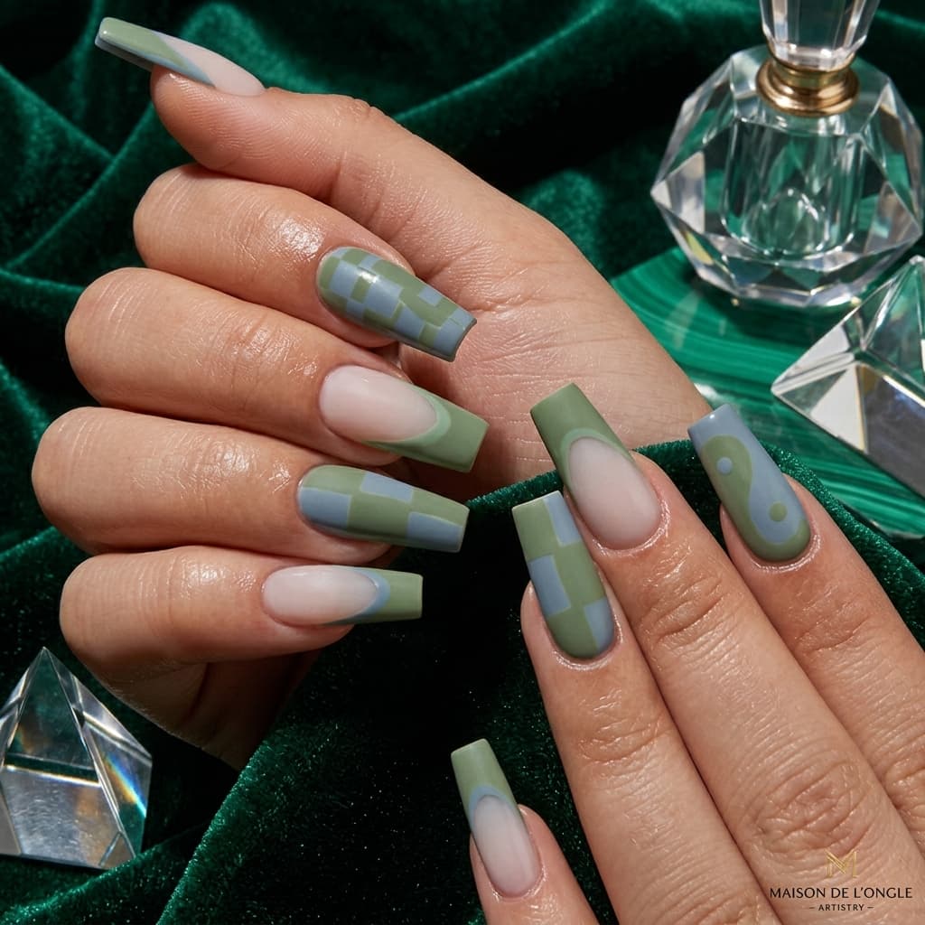 Mint Fresh Pastel Press On Nails